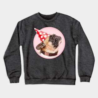 Pug Birthday Party Crewneck Sweatshirt